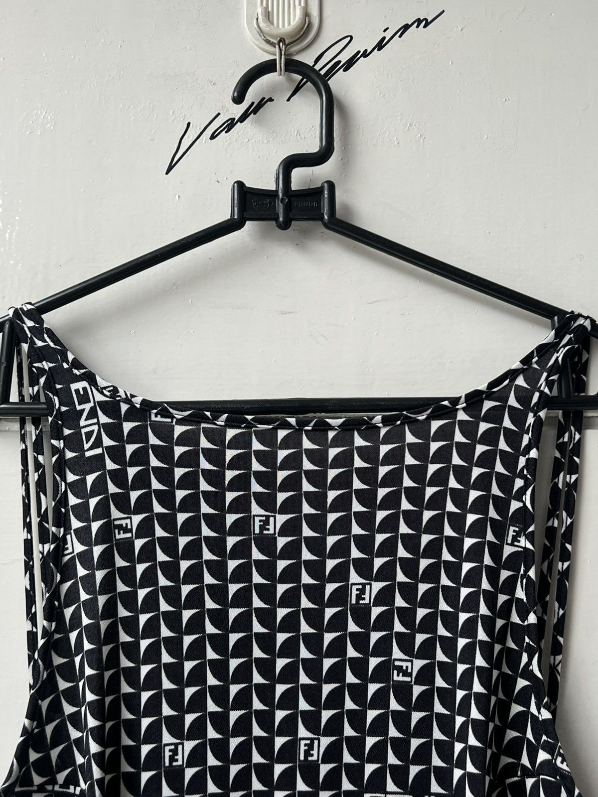 Fendi Fendi Motive Midi Dress Size XS / US 0-2 / IT 36-38 - 20 Thumbnail