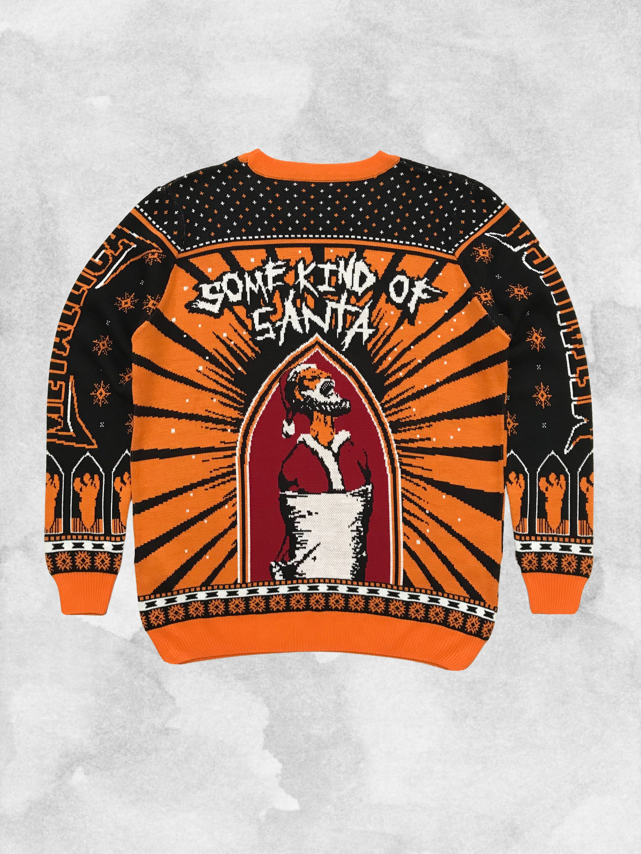 METALLICA Ugly Christmas Sweater Knit Holiday Sweatshirt
