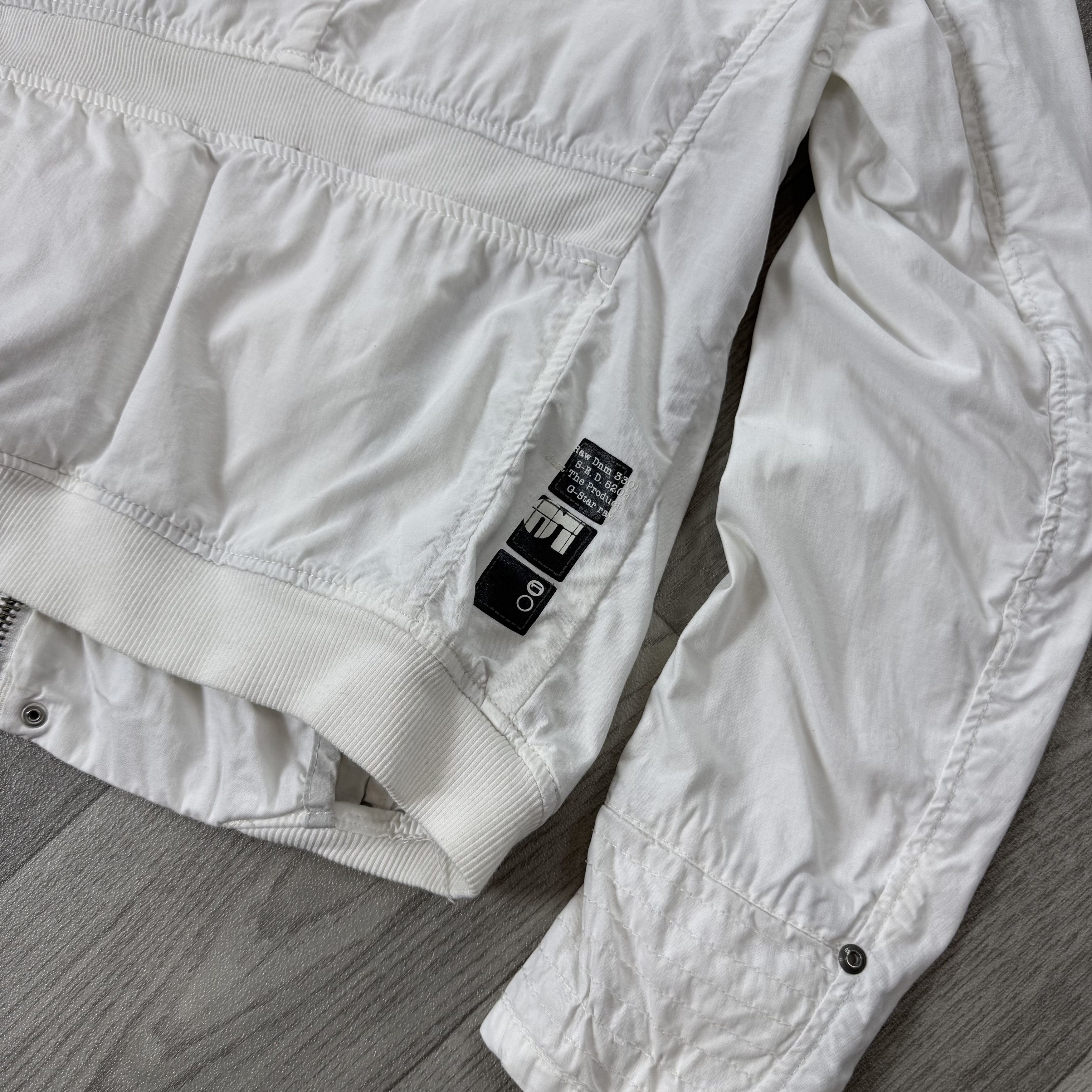 G-Star Vintage G-Star Raw 90s White Women's Y2K Light Jacket S Size S / US 4 / IT 40 - 15 Thumbnail