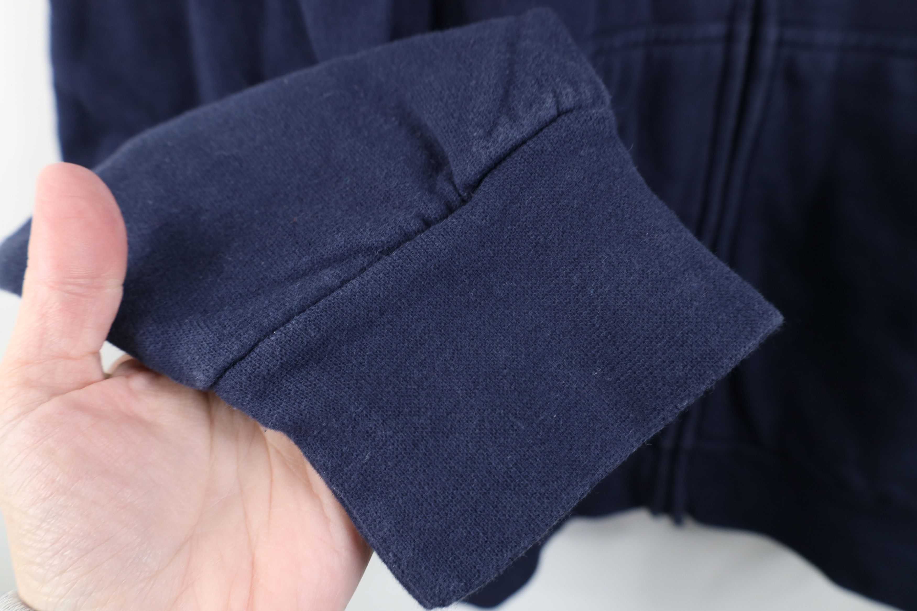 Vintage Vintage 90s Streetwear Thermal Waffle Knit Lined Zip Hoodie Size US XL / EU 56 / 4 - 6 Thumbnail