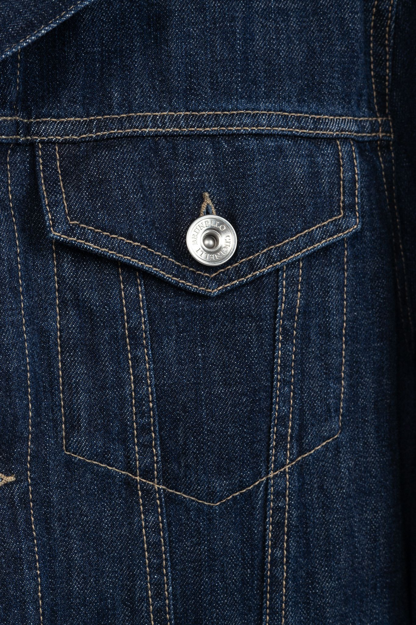 Brunello Cucinelli Brunello Cucinelli SS/22 Blue Cotton-Denim Jean Jacket Size US XS / EU 42 / 0 - 7 Thumbnail