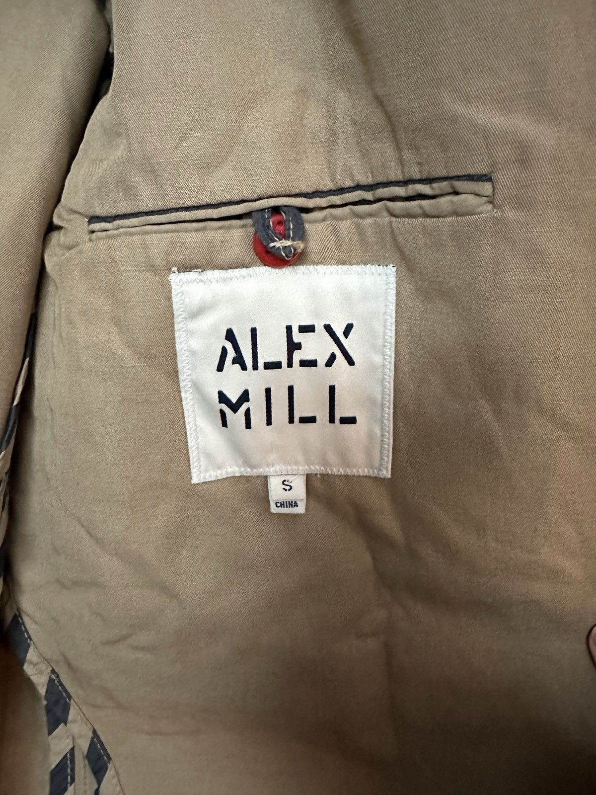 Alex Mill Mercer Cotton Linen Blazer Size 36R - 3 Thumbnail