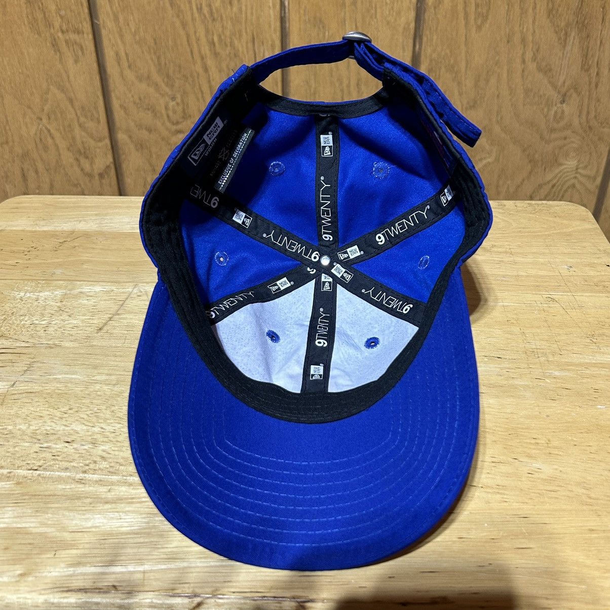 MLB × New Era Chicago Cubs New Era Women's 9TWENTY Polyester Blue Hat Cap Size ONE SIZE - 5 Thumbnail