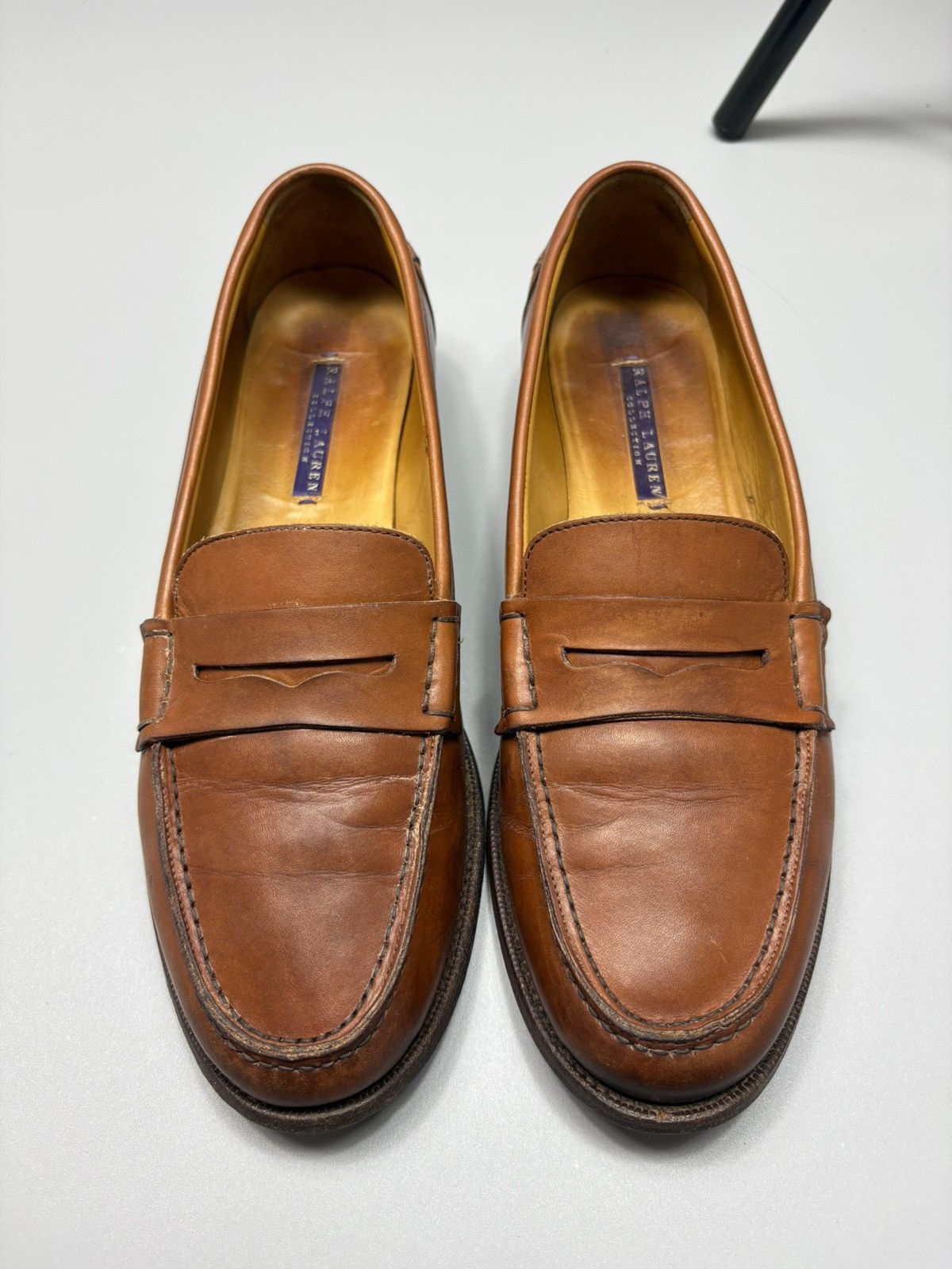 Ralph Lauren Leather Loafers Ralph Lauren Collection Purple Label women’s Size US 9.5 / IT 39.5 - 3 Thumbnail