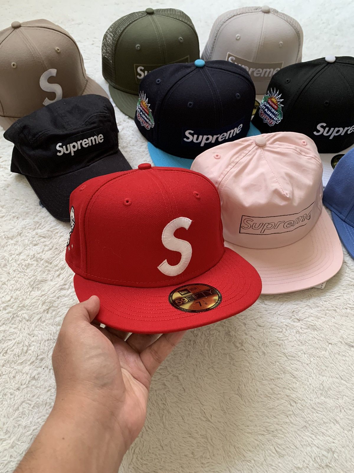 New Era × Supreme Supreme X New Era Characters S Logo SS22 Size 34 - 1 Thumbnail