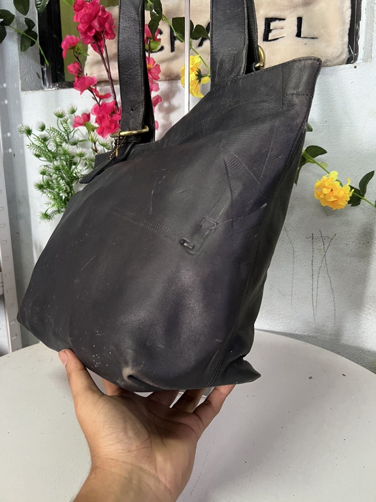 Coach × Vintage Vintage Coach Leather Bag Size ONE SIZE - 8 Thumbnail