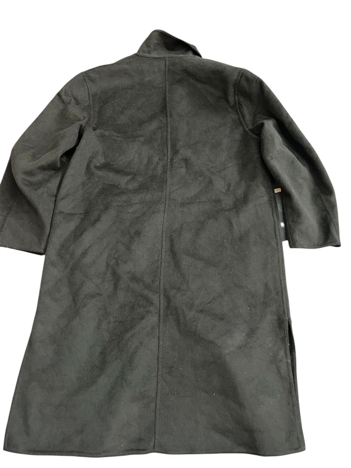Japanese Brand Japanese Designer Uniqlo Black Long Jackets Wool Black Size L / US 10 / IT 46 - 2 Thumbnail