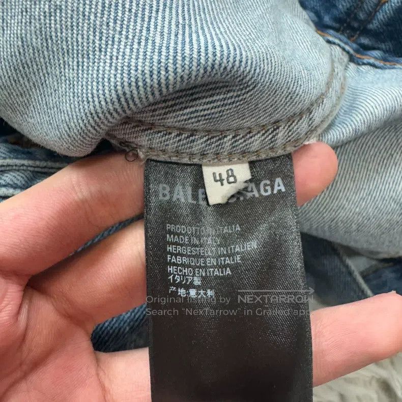 Balenciaga Balenciaga Wheat ear environmental protection denim jacket Size US M / EU 48-50 / 2 - 7 Thumbnail