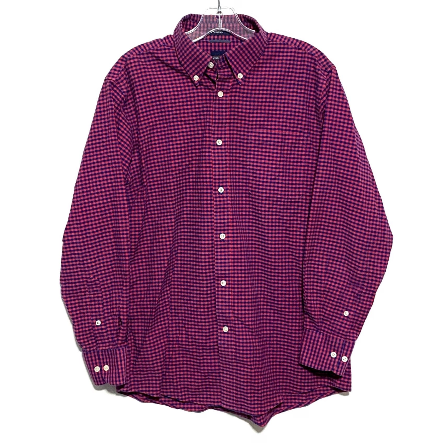 Dockers VINTAGE Dockers Battery Street Red Blue Check Button-Down Shirt Classic Fit M Men Red Blue Check Button-Down Shirt Mens M Preppy Workwear Size US M / EU 48-50 / 2 - 2 Thumbnail