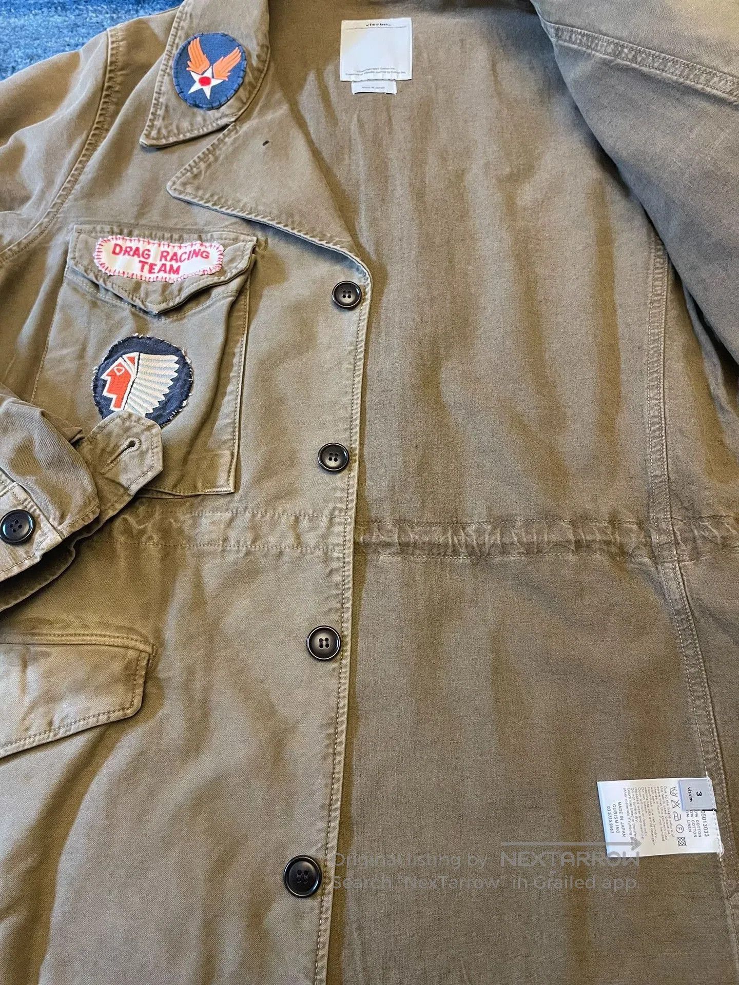 Visvim Visvim ACHSE JKT PATCHES Jacket. Size US L / EU 52-54 / 3 - 5 Thumbnail