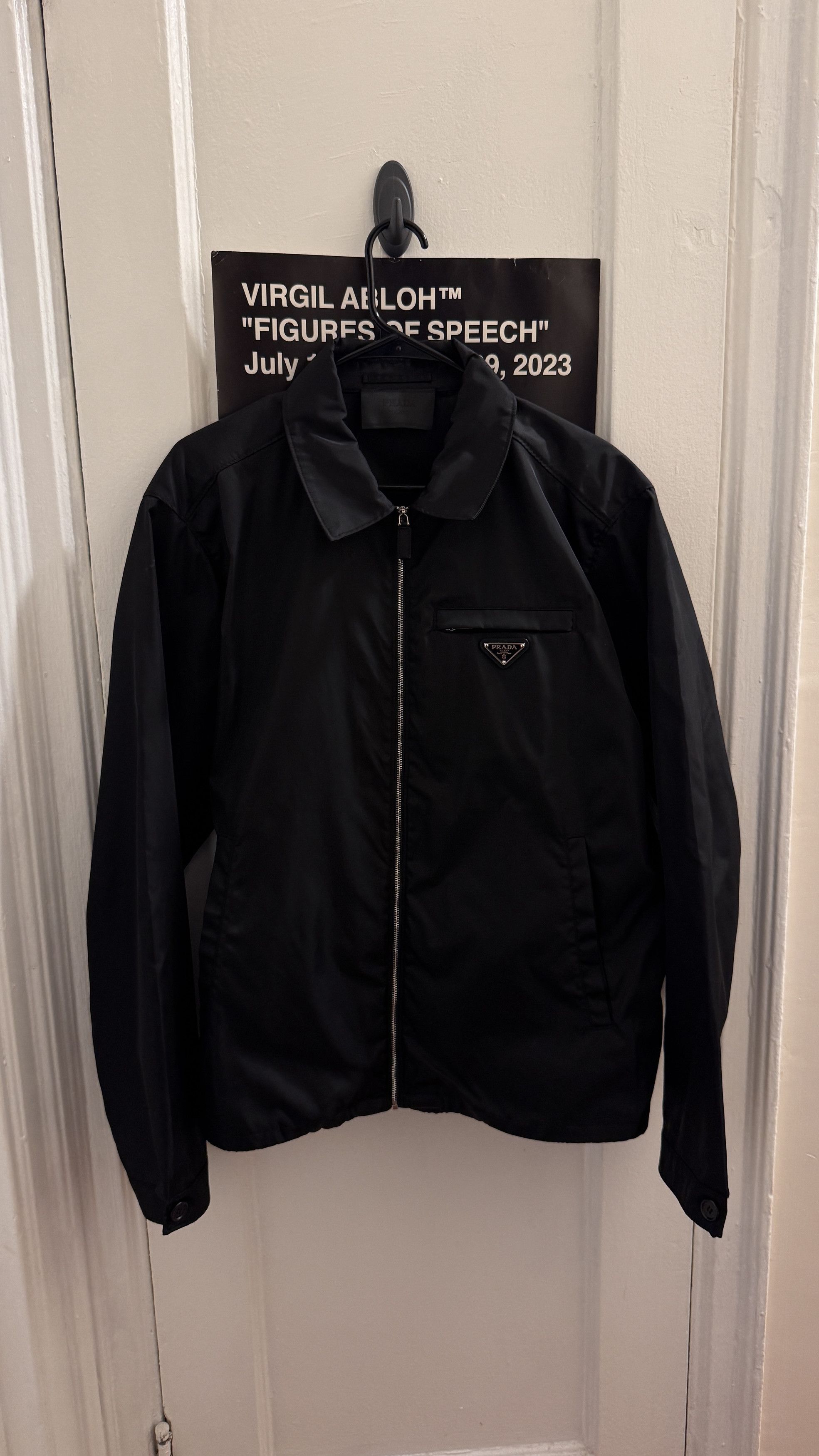 Prada PRADA Nylon Zip Up Jacket Art SGA638 | Grailed