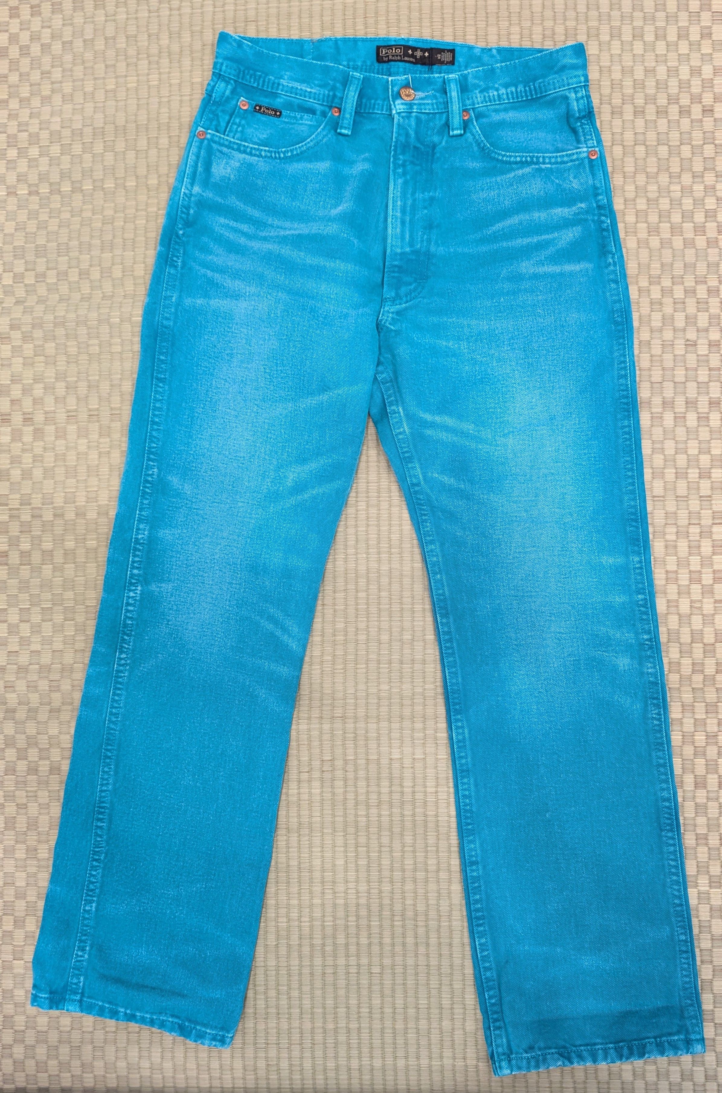 Polo Ralph Lauren RARE Polo Ralph Lauren x Naiomi Glasses Garment Dyed Jeans Size US 28 / EU 44 - 1 Thumbnail