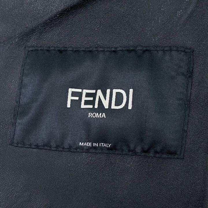 Fendi Fendi Black Reversible Logo Zipper Jacket Size US S / EU 44-46 / 1 - 5 Thumbnail