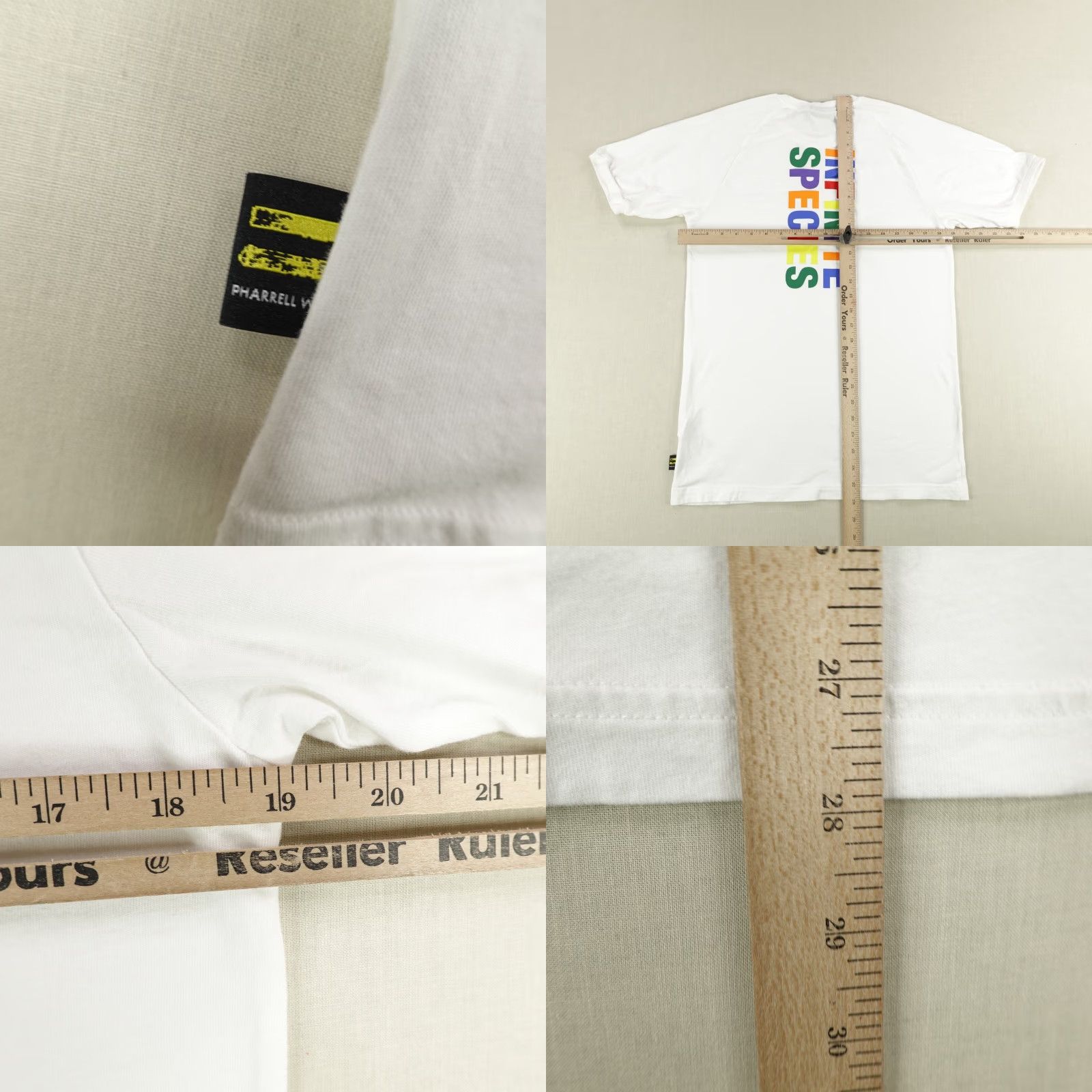 Adidas Adidas Shirt Mens Small White Pharrell Williams Hu Infinite Species Graphic Tee Size US S / EU 44-46 / 1 - 8 Thumbnail