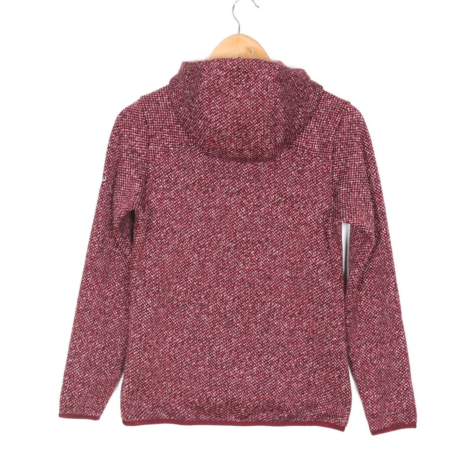 Mammut Mammut Chamuera Hooded Jacket Women S Burgundy Zip Full Zip Hooded Casual Travel Modern Designer Jacket Womens Size S / US 4 / IT 40 - 3 Thumbnail