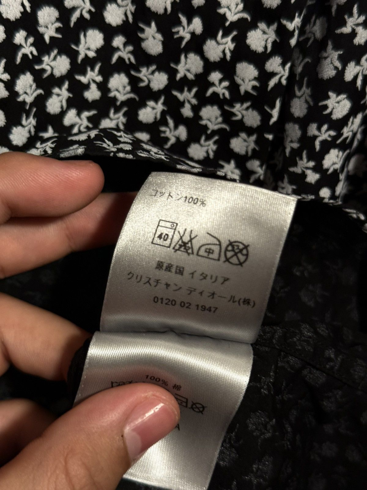 Dior Dior Floral Print Shirt Size US S / EU 44-46 / 1 - 5 Thumbnail