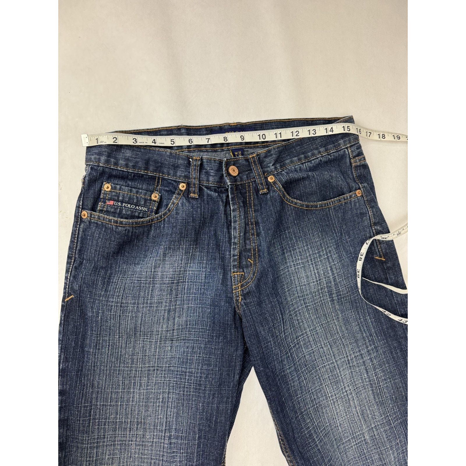 U.S. Polo Assn. Slim Straight Fit Jeans U.S. Polo Assn. Men Mid-Rise Size 31 Size US 31 - 3 Thumbnail