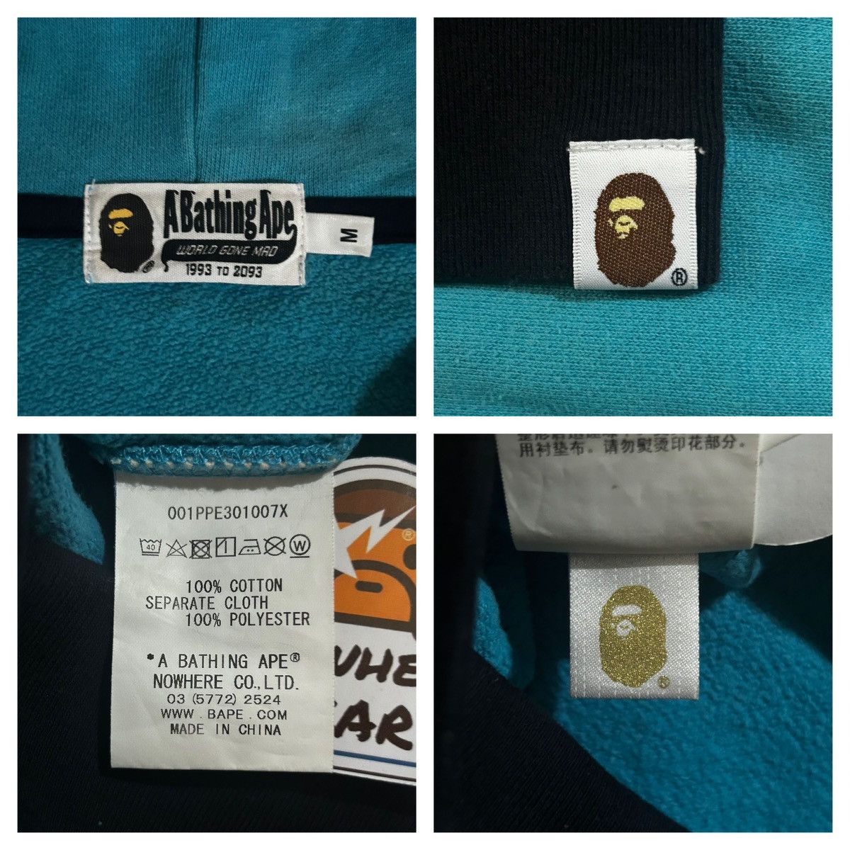 Bape Bape Zip Up Hoodie Size US M / EU 48-50 / 2 - 7 Thumbnail