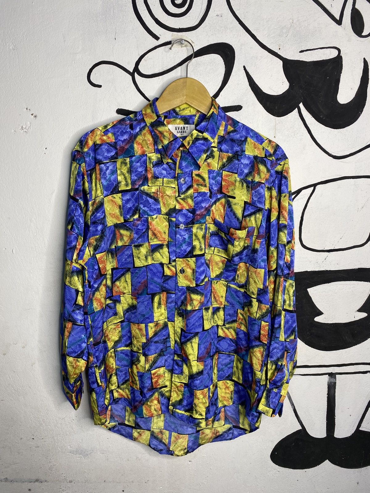 Japanese Brand Shirt vintage silk multicolour Size US M / EU 48-50 / 2 - 1 Thumbnail