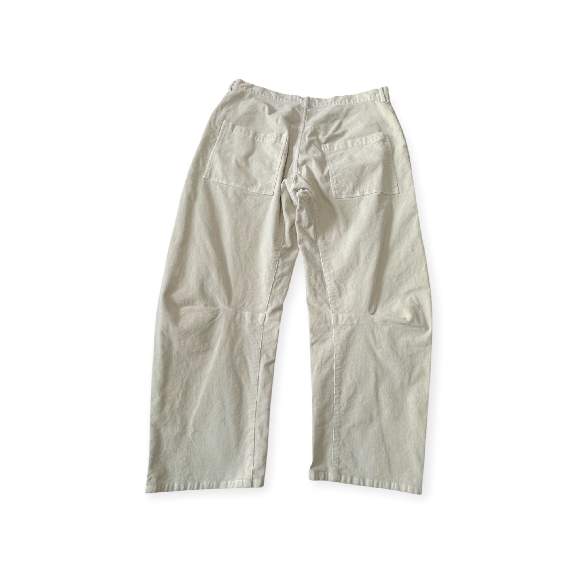 Nili Lotan Nili Lotan Shon Corduroy Pants, Winter White, Size 12, New w Size 34" / US 12 / IT 48 - 6 Thumbnail