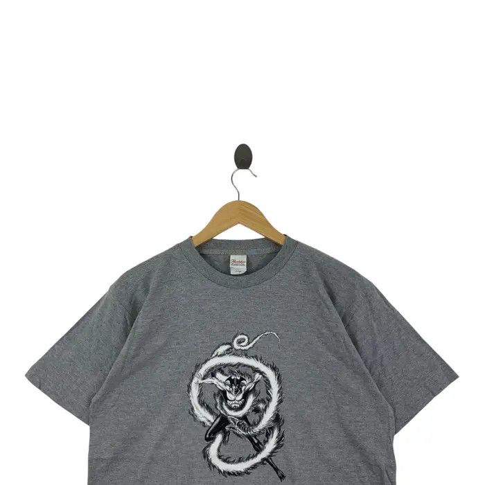 Vintage Vintage DEVILMAN AKIRA FUDO Go Nagai Amon Manga Tee Shirt Size US L / EU 52-54 / 3 - 2 Thumbnail