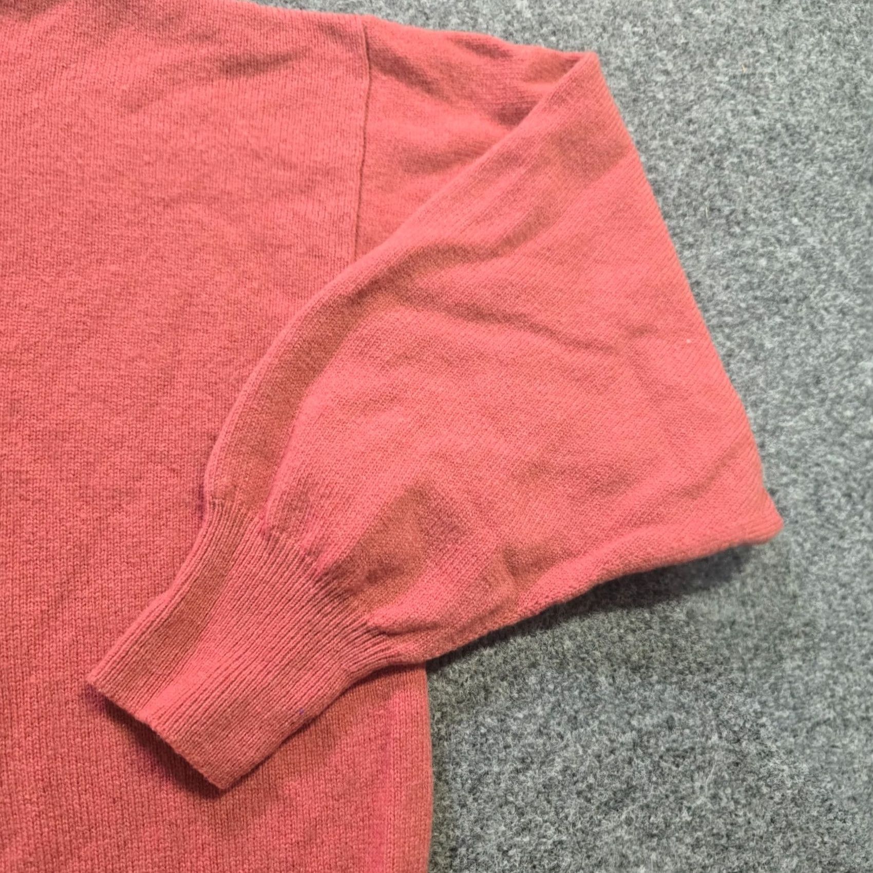 Lyle & Scott Lyle & Scott Sweater Mens Large Orange Golf Embroidered Lambswool Vintage Classic Cardigan Pullover Knit Crew Neck Long Sleeve Regular Size US L / EU 52-54 / 3 - 6 Thumbnail