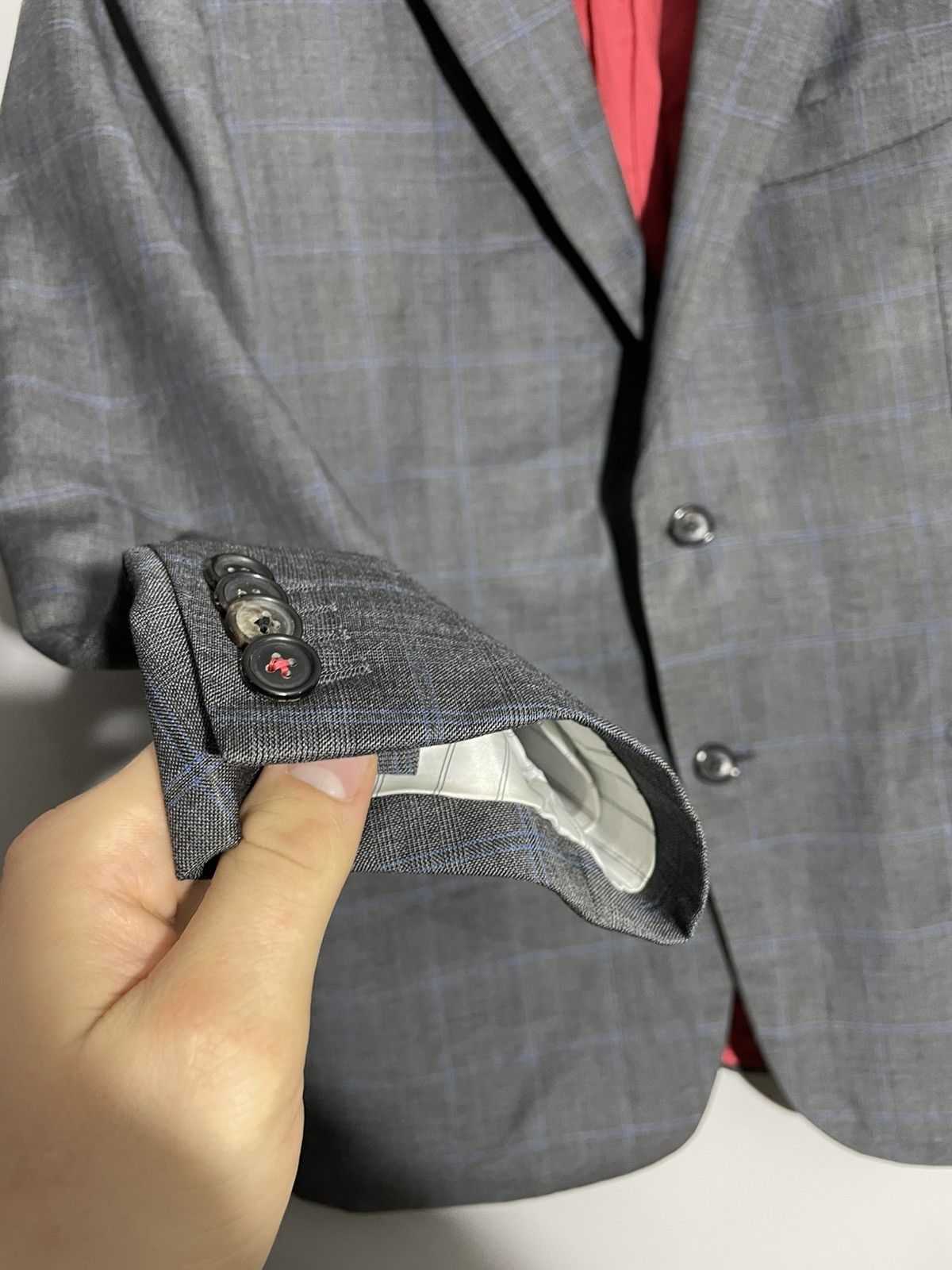 Suitsupply Suitsuply Men’s Check Pattern Suit size 50R Size 50R - 19 Thumbnail