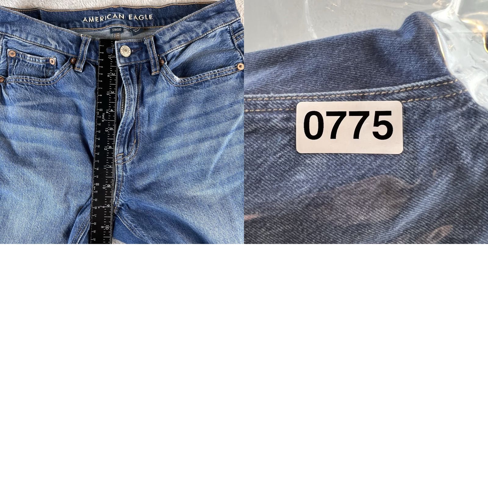 American Eagle Outfitters American Eagle Outfitters Jeans Womens 2 Short Blue Low-Rise Baggy Flare Distressed Boho Size 26" / US 2 / IT 38 - 8 Thumbnail
