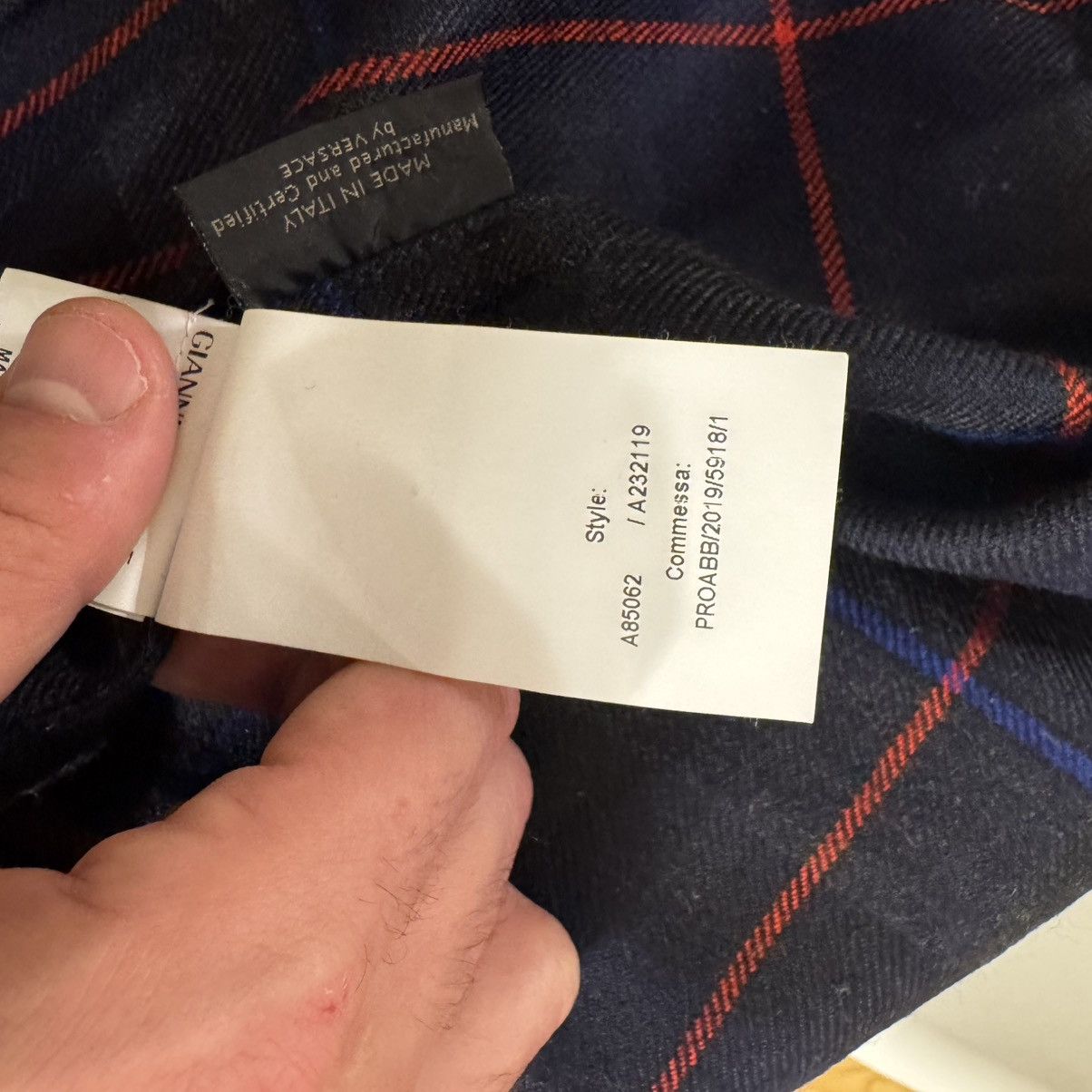 Versace Versace Wool and Leather Button-Up Blazer Size US M / EU 48-50 / 2 - 12 Thumbnail