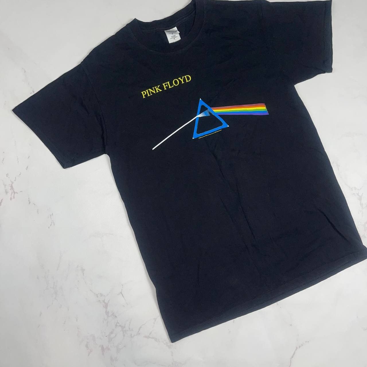 Vintage Vintage Pink Floyd Dark Side of the Moon Black T-Shirt sizeM Size US M / EU 48-50 / 2 - 2 Thumbnail