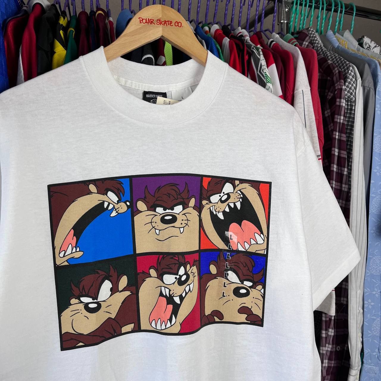 Vintage × Warner Bros NWT Warner Bros Looney Tunes Taz Tasmanian Devil T Shirt USA Size US L / EU 52-54 / 3 - 1 Thumbnail
