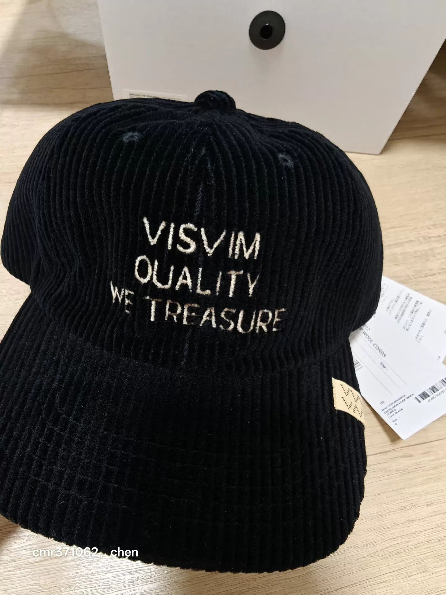 Visvim VISVIM 25AW EXCELSIOR II Wool Cords Cap Black Size ONE SIZE - 2 Thumbnail