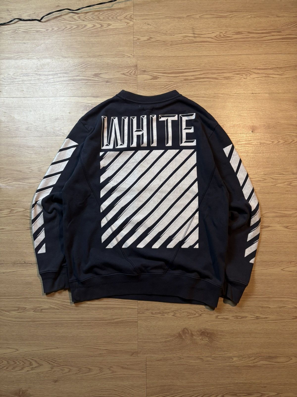 Off-White Off White 3D diagonal sweatshirt Size US XL / EU 56 / 4 - 10 Thumbnail