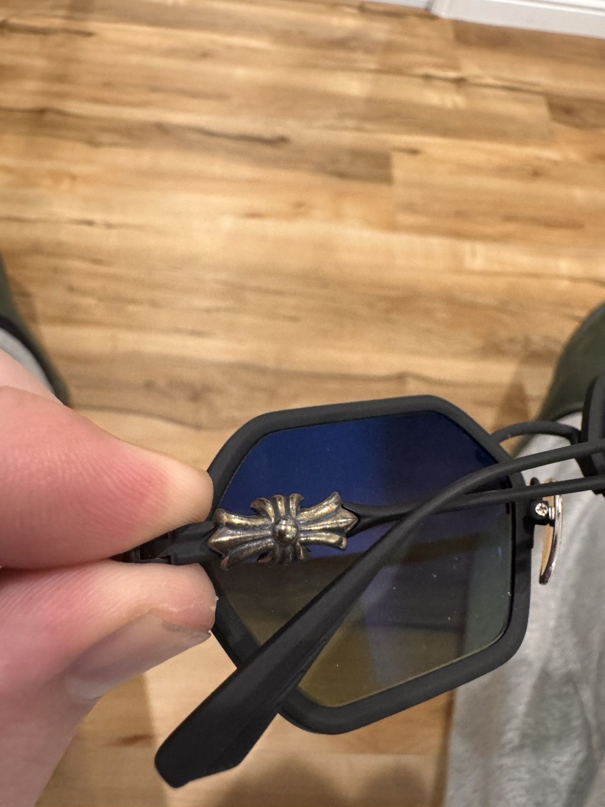 Chrome Hearts Chrome Hearts DATASS Green Lens Sunglasses Size ONE SIZE - 4 Thumbnail