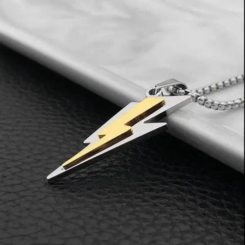 VIBE Bolt Pendant Y2K Necklace Opium Chain Punk Gotch Size ONE SIZE - 5 Thumbnail