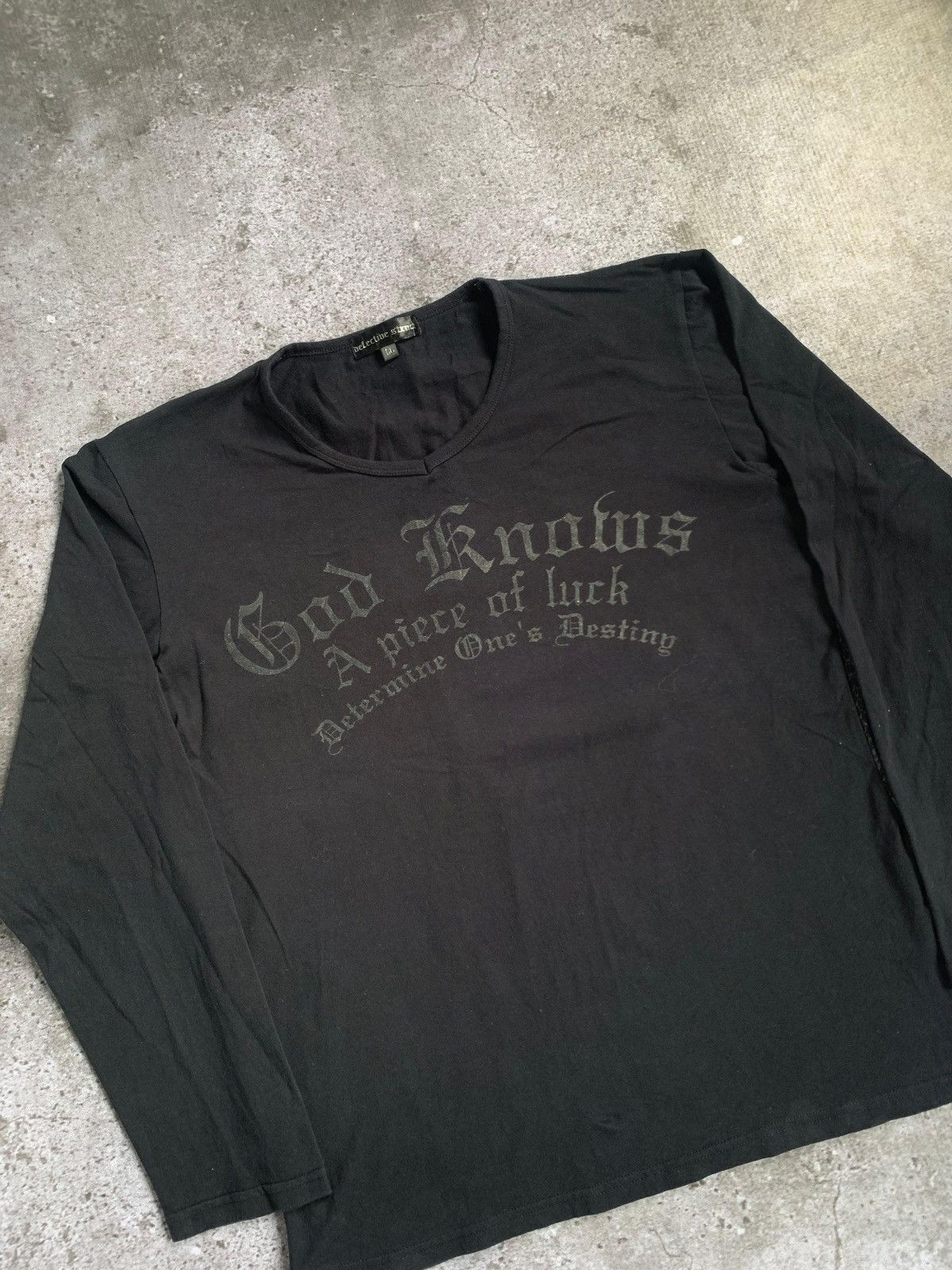 Japanese Brand Devective Struct Japanese Brand Goth Longsleeve Size US S / EU 44-46 / 1 - 5 Thumbnail