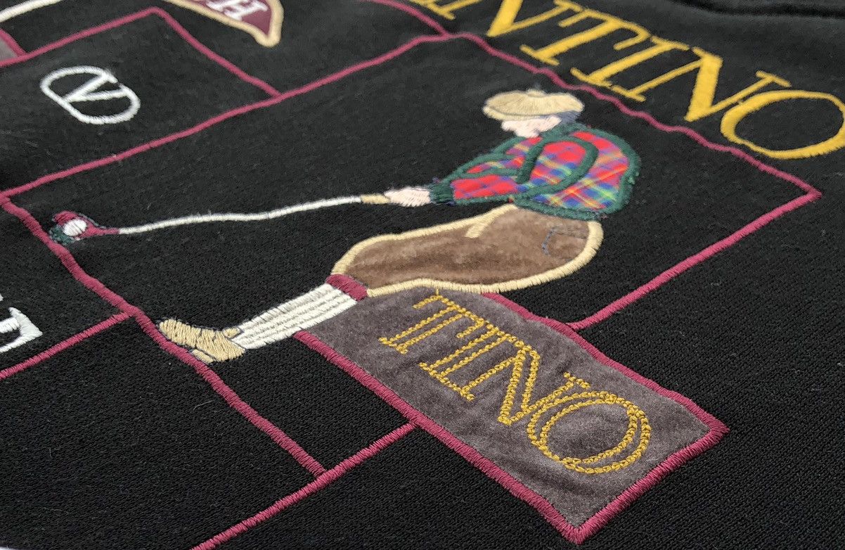 Valentino Vintage Valentino Golf Embroidery Logo Crewneck Sweatshirt Size US M / EU 48-50 / 2 - 7 Thumbnail