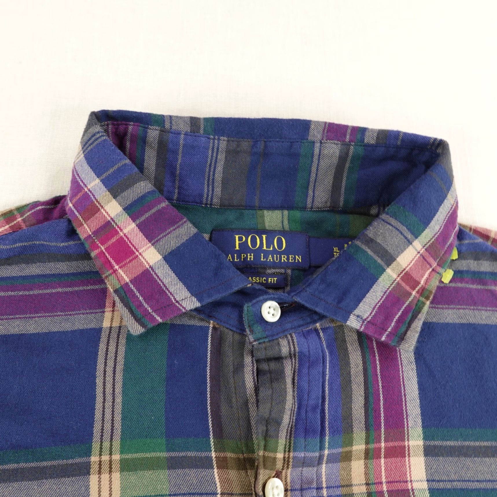 Polo Ralph Lauren Polo Ralph Lauren Plaid Button-Up Shirt Mens XL Blue Green Pink Long Sleeve Classic Pony Size US XL / EU 56 / 4 - 2 Thumbnail