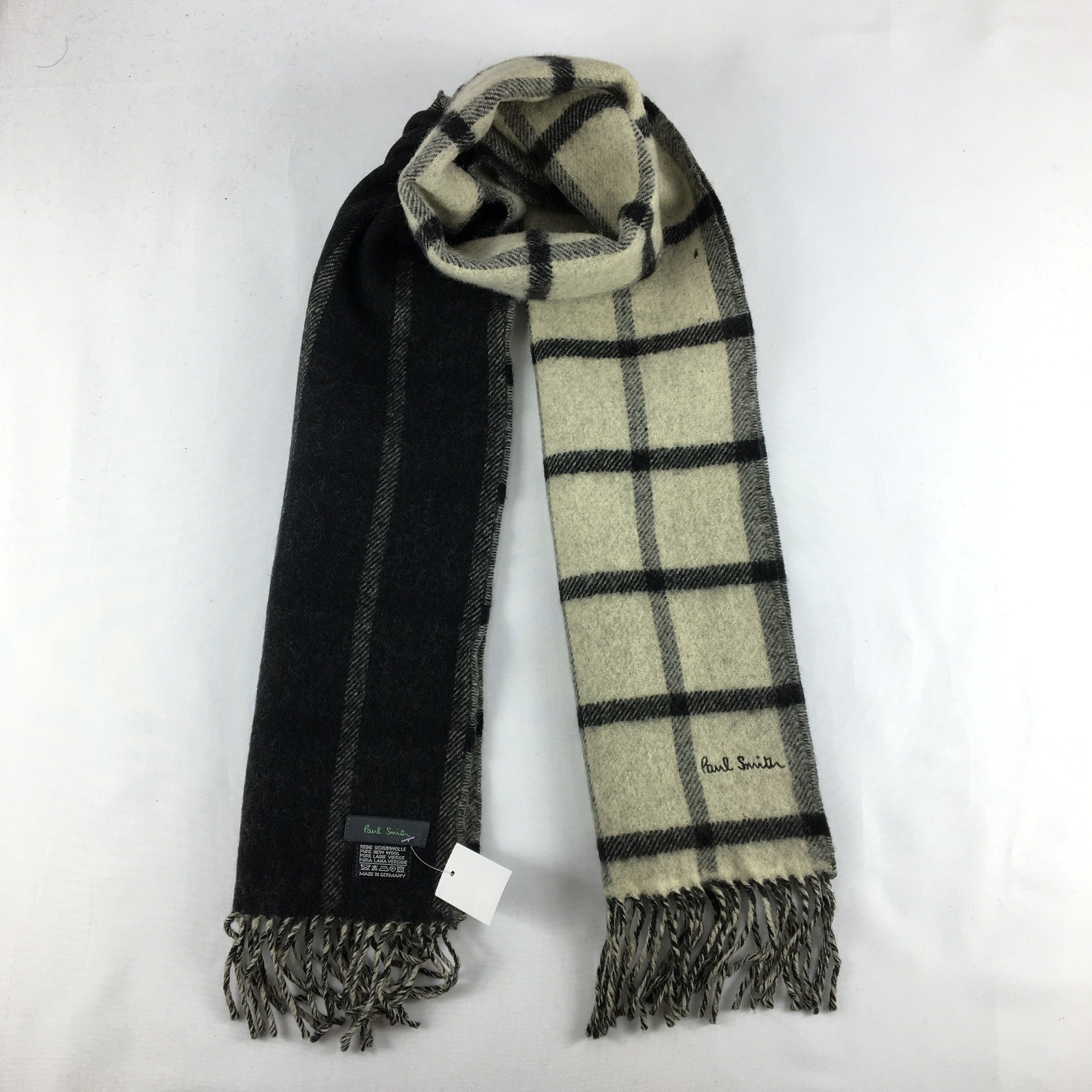Paul Smith Vintage Paul Smith Scarf Muffler Wool Cashmere Scarves Size ONE SIZE - 1 Thumbnail