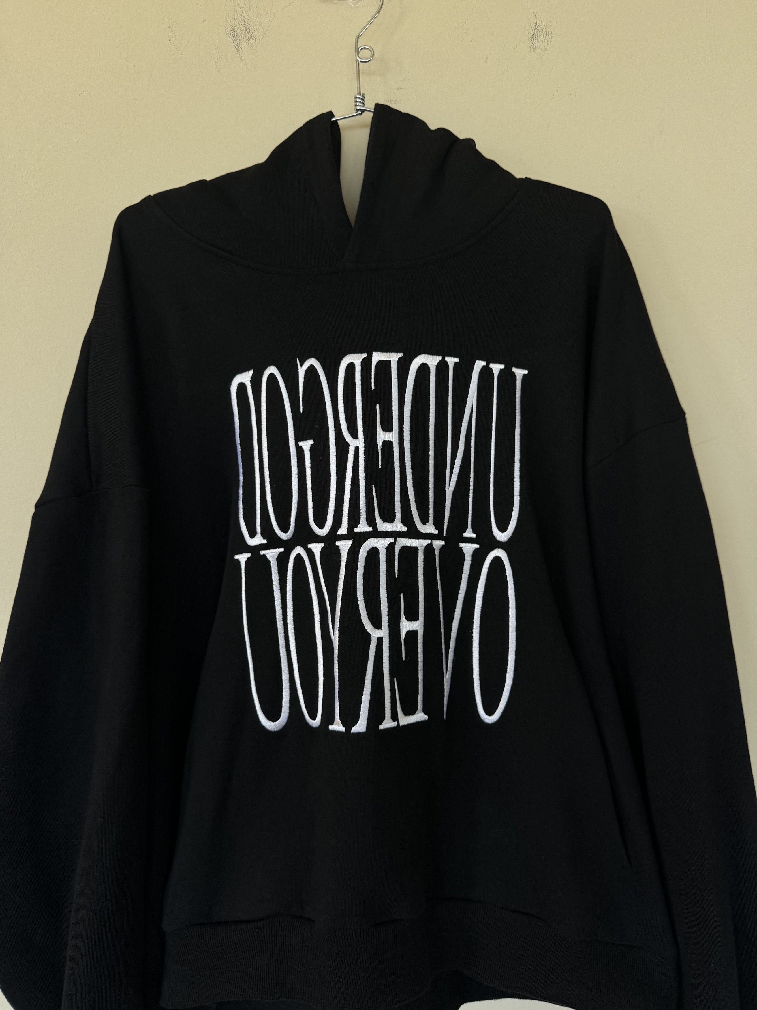 Vintage Open Bar Funeral Under God Over You Cropped Hoodie Size US XXL / EU 58 / 5 - 2 Thumbnail