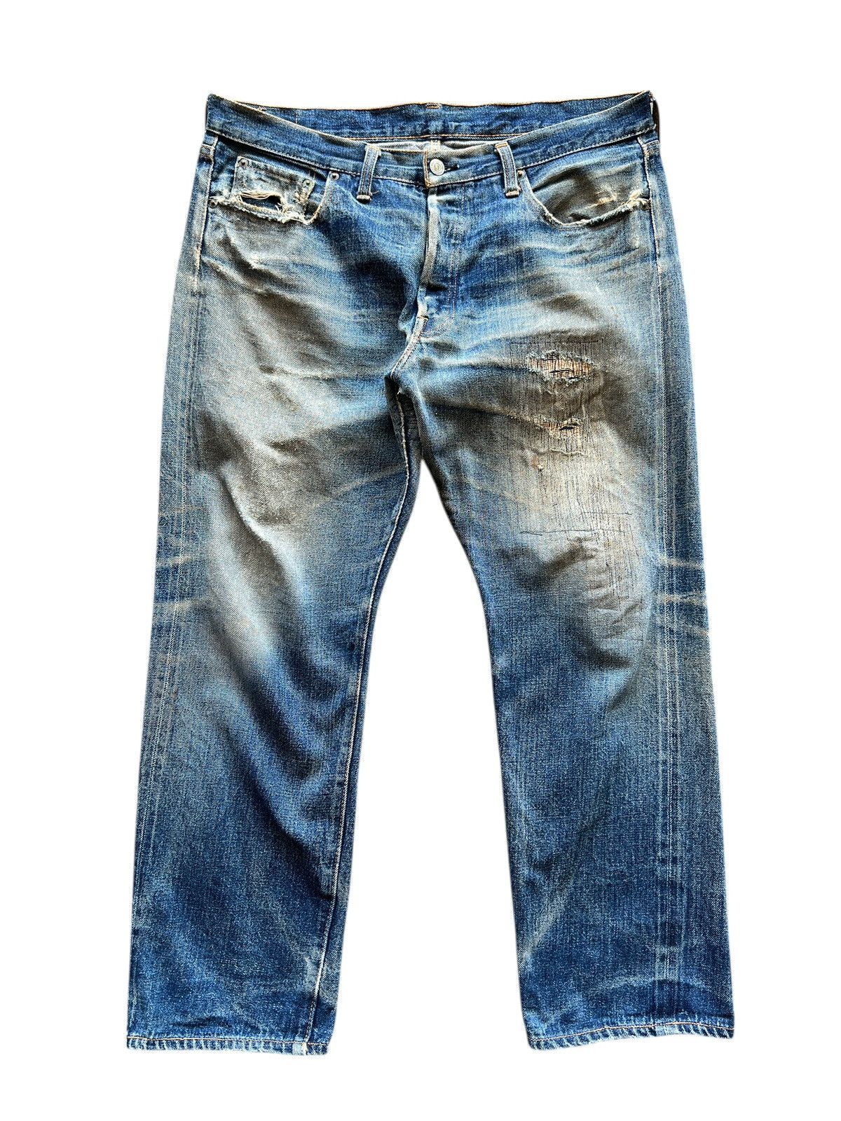 Denime Vintage Denime Authentic Selvedge Denim Jeans Made In Japan Size US 36 / EU 52 - 2 Thumbnail