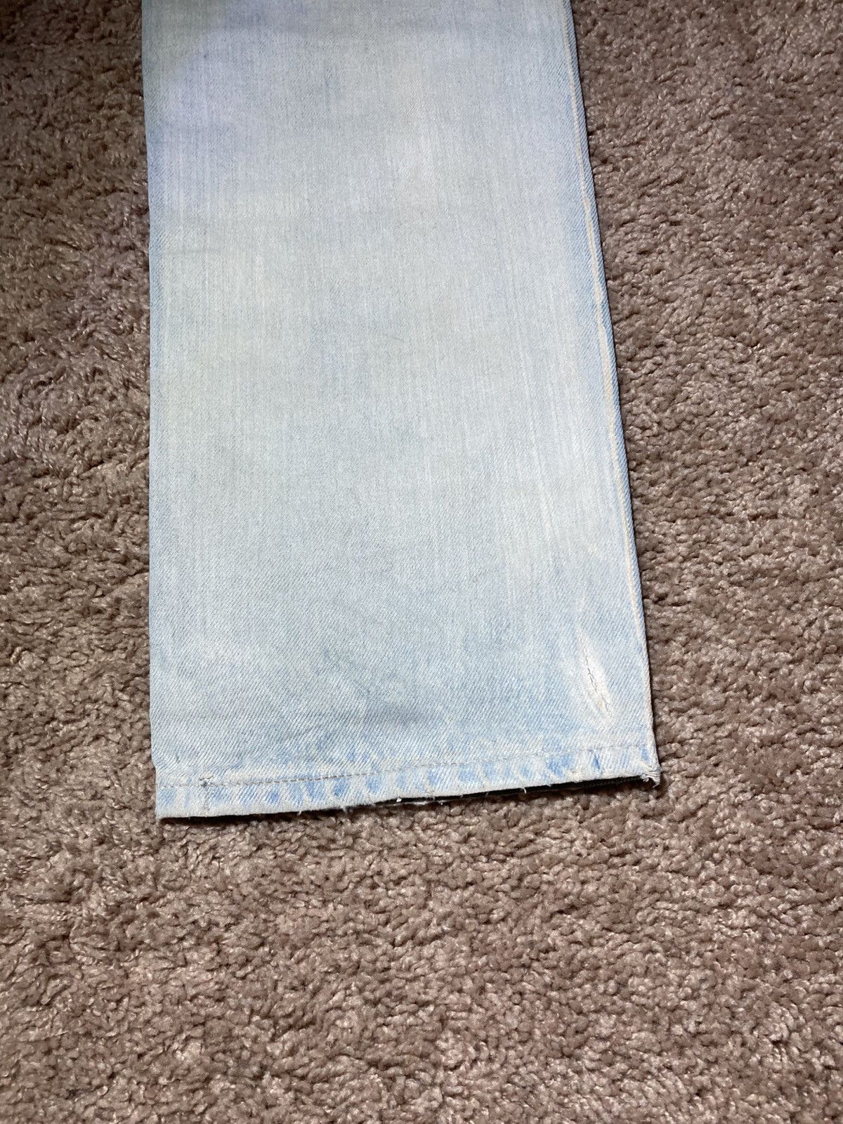 Maison Margiela SS03 Maison Margiela Artisanal Painted Denim Jean White 0 10 Size US 28 / EU 44 - 14 Thumbnail