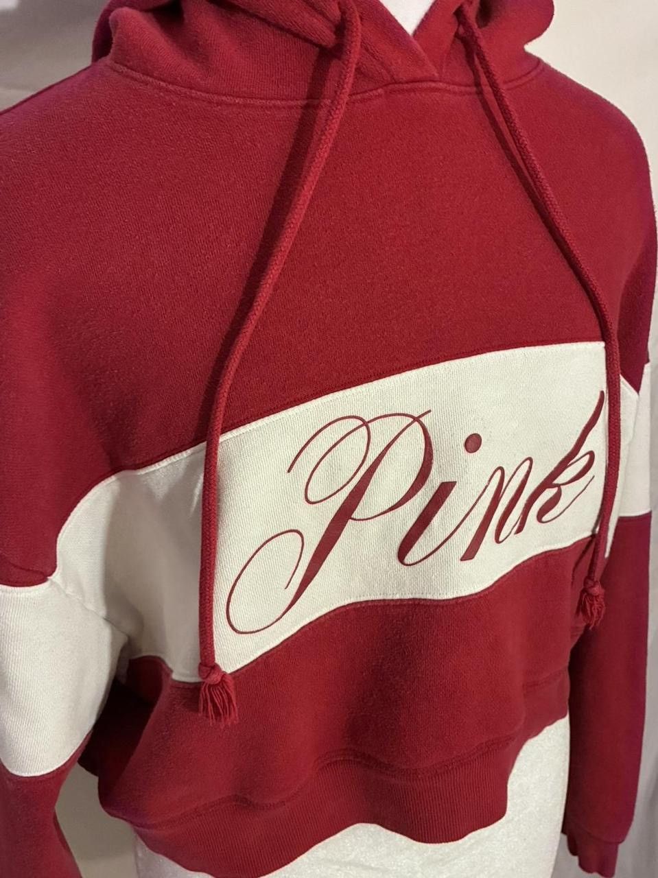 Pink Victoria's Secret PINK Ivy Fleece Cropped Hoodie Size L / US 10 / IT 46 - 2 Thumbnail