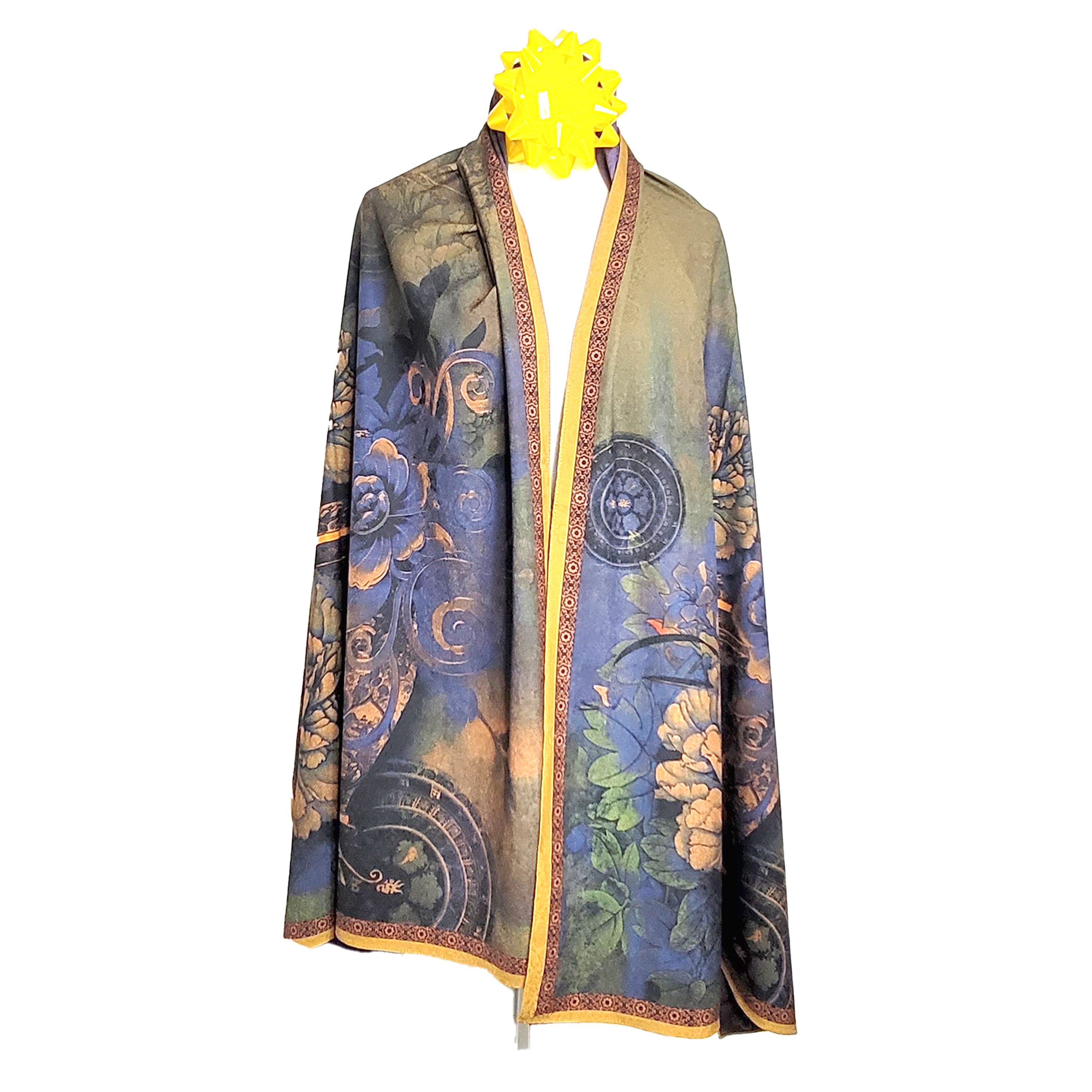 Other Double-Sided Silk Scarf 27"x70" Long Rectangle 3312 Size ONE SIZE - 6 Thumbnail