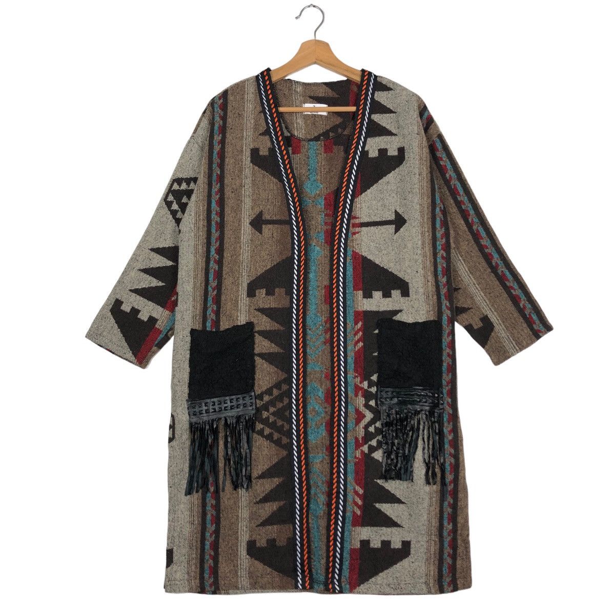 Japanese Brand 🔥90’s Vintage Traditional Japanese Navajo Aztec Design Size US M / EU 48-50 / 2 - 2 Thumbnail