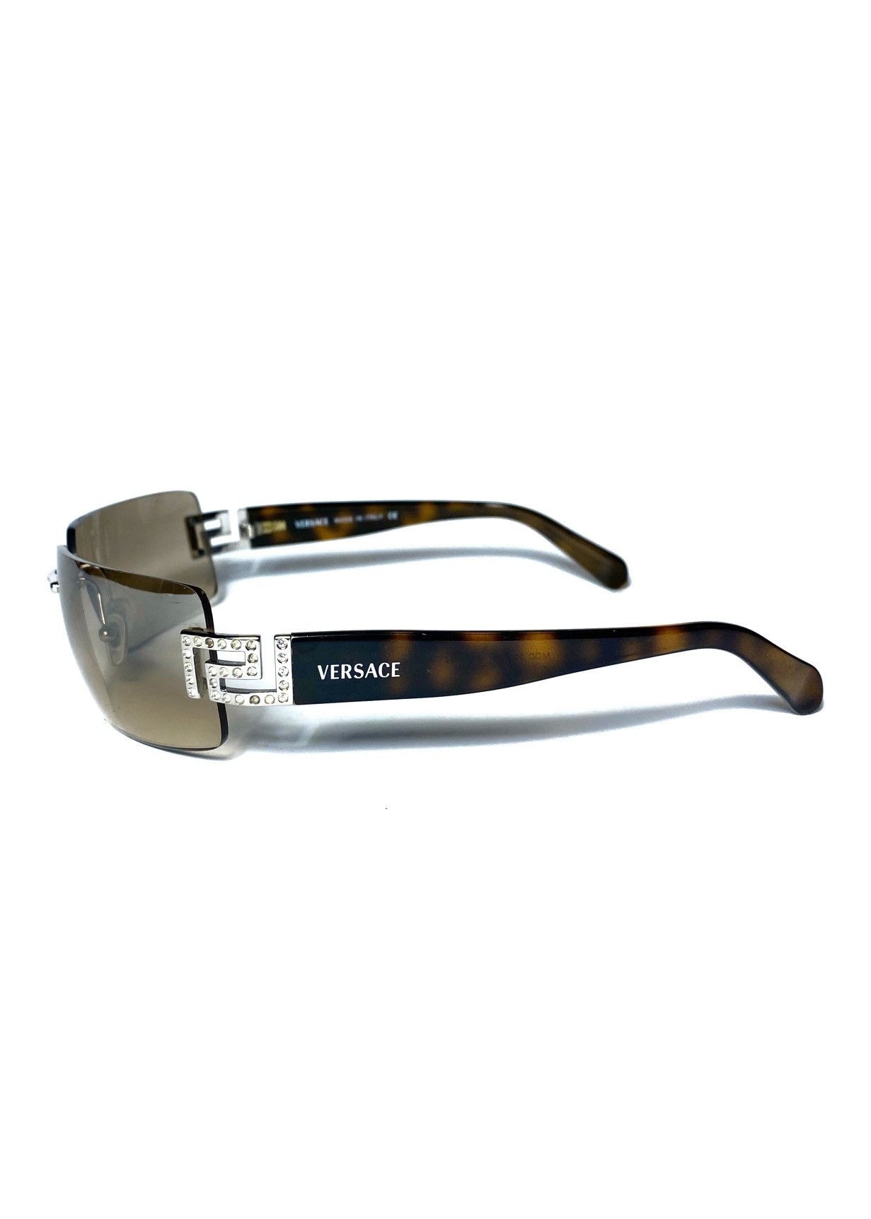 Versace Silver Tab Vintage Versace Sunglasses Size ONE SIZE - 3 Thumbnail