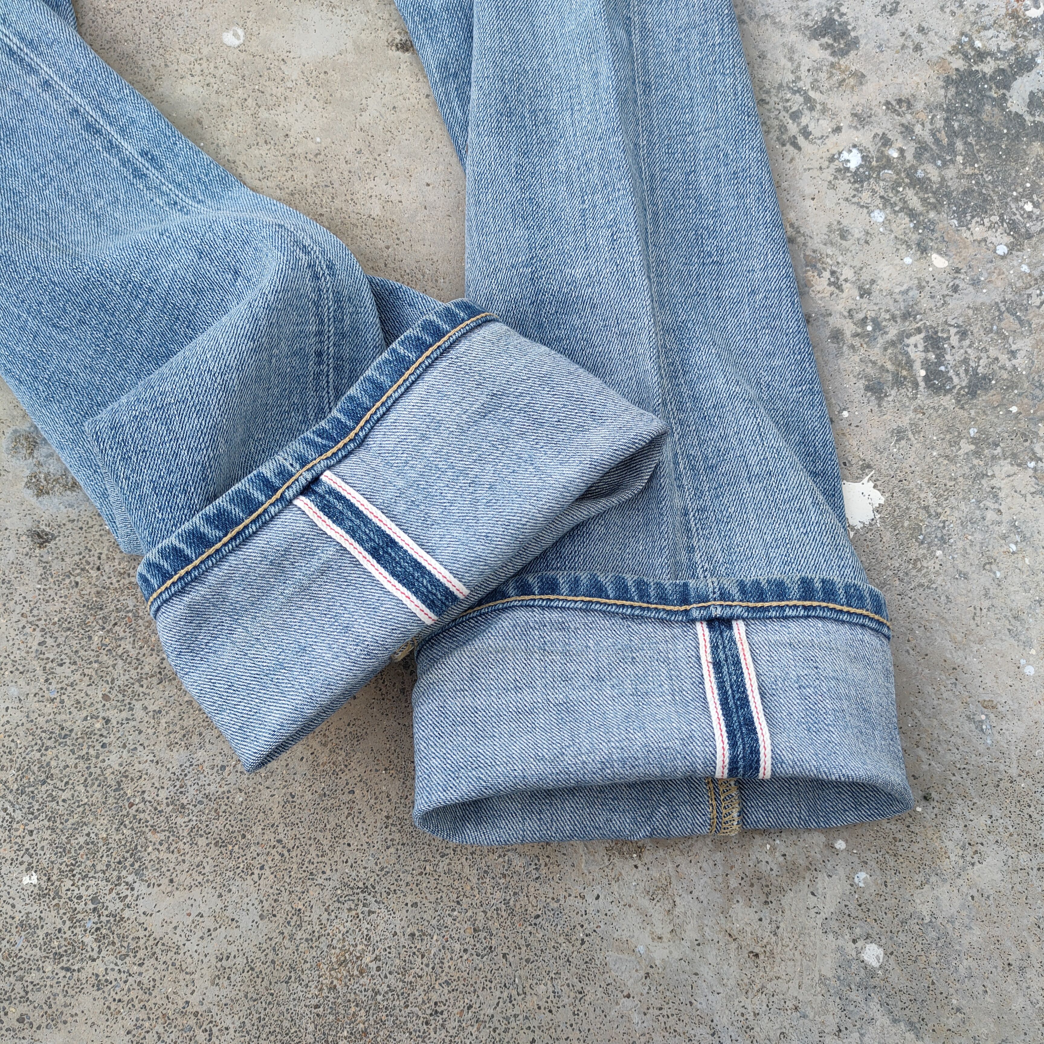Japanese Brand × Jean × Vintage VINTAGE JAPANESE SELVAGE FADED JEANS DENIM PANTS Size US 32 / EU 48 - 8 Thumbnail