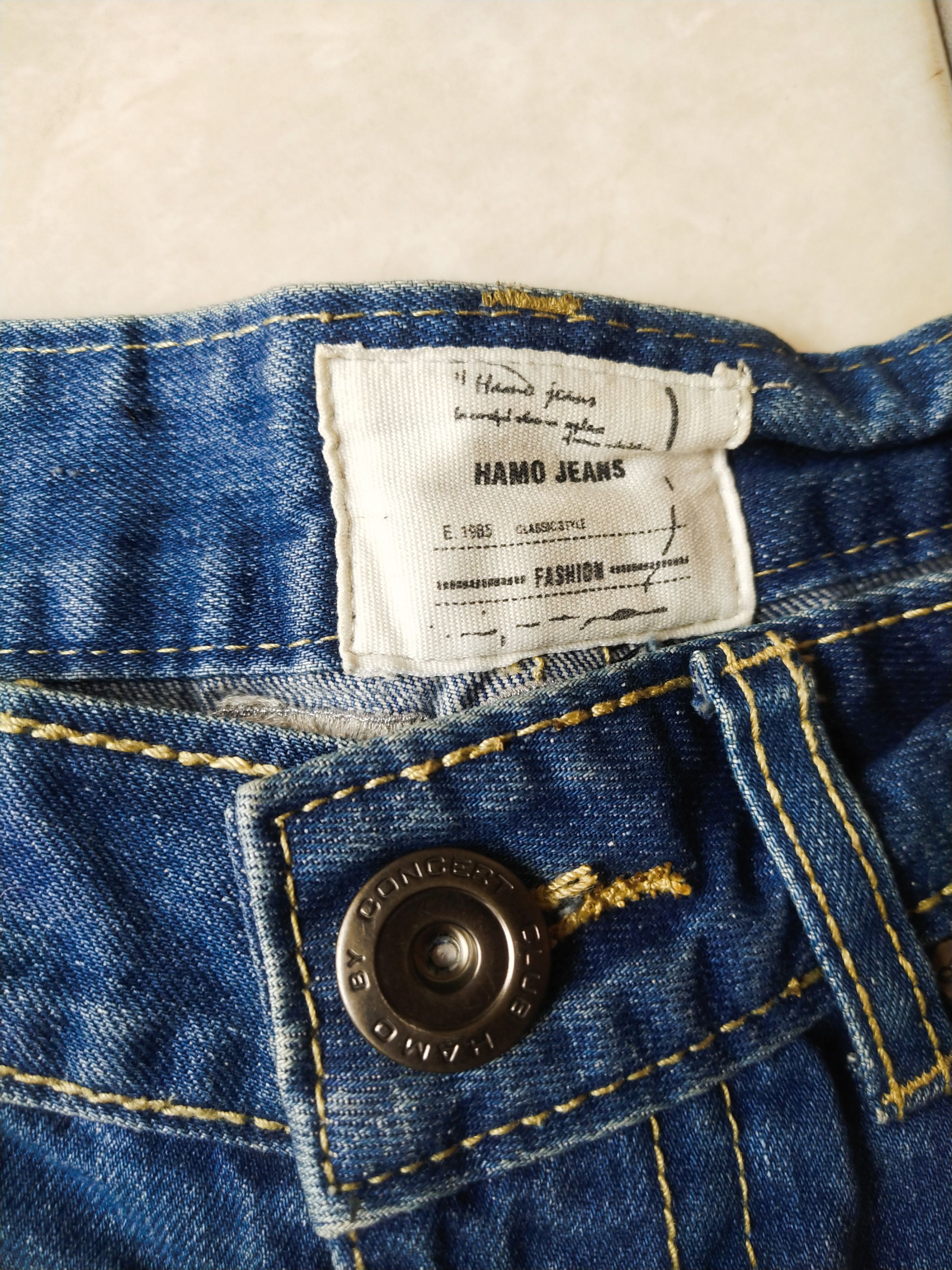 Japanese Brand Hamo Denim Vintage Japanese Patch Shorts Rare Y2K Embroidery Size 30" / US 8 / IT 44 - 9 Thumbnail