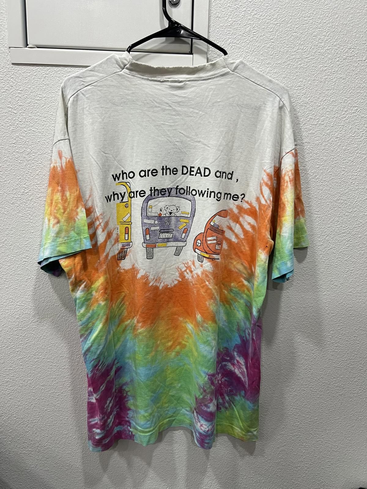 Hanes 90s Grateful Dead Who are the Dead? Tee Size US XL / EU 56 / 4 - 4 Thumbnail