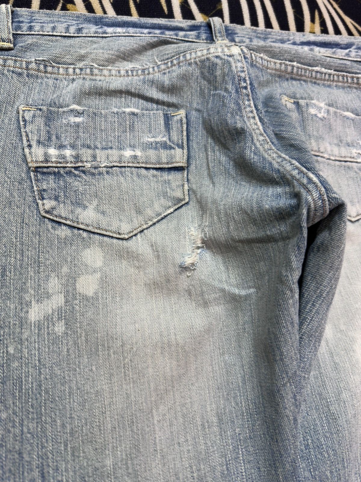 Hysteric Glamour Vintage RNA.Inc Ripped Grunge Zipper Leg Distressed Denim Size US 31 - 9 Thumbnail